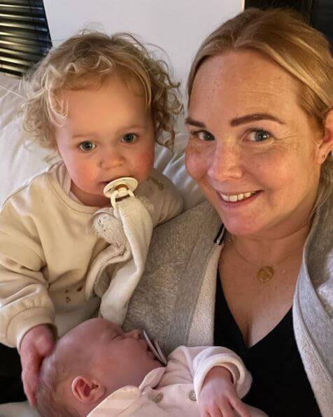 Debbie Koeman with her children.